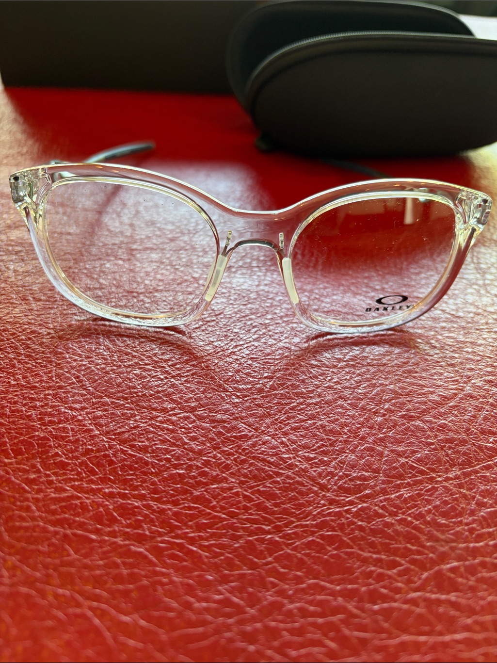 Oakley Clear Glass Frames In Case. Style 8204d